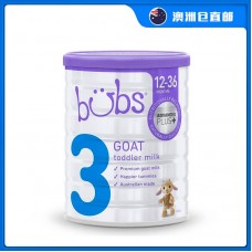 【澳洲直邮包邮】Bubs 婴幼儿山羊A2配方奶粉3段 800克/罐（1-3岁适用）【收件人身份证必须上传】【新疆、西藏、内蒙古、青海、宁夏、海南、甘肃，需加收运费】